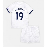 Tottenham Hotspur Ryan Sessegnon #19 Heimtrikotsatz Kinder 2023-24 Kurzarm (+ Kurze Hosen)
